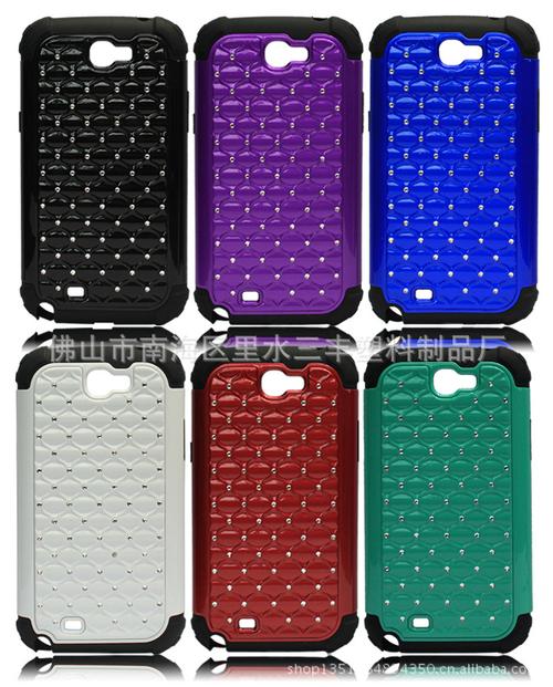 厂家直销新款三合一点钻产品,三星n7100手机保护套,三星手机套